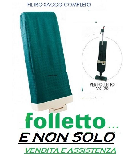 S&G group 40 Sacchi Filtro + 40 PROFUMI ASPIRAPOLVERE Folletto VK120 VK121  VK122